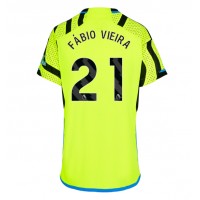 Arsenal Fabio Vieira #21 Bortedrakt Dame 2023-24 Kortermet